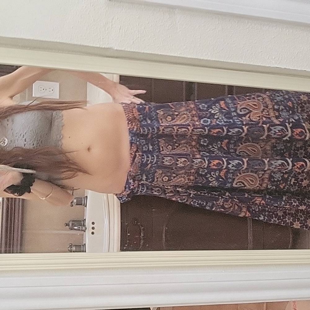 Maxi wrap skirt / wrap dress